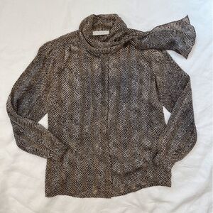 Vintage Scarf Neck Blouse